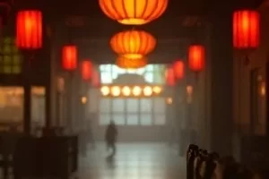 巨幕影厅实景，18 米宽银幕占满整面墙体