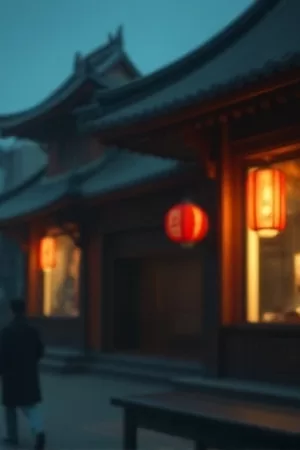《风过旧巷》竖版海报，晾衣绳与斑驳墙面被风吹起
